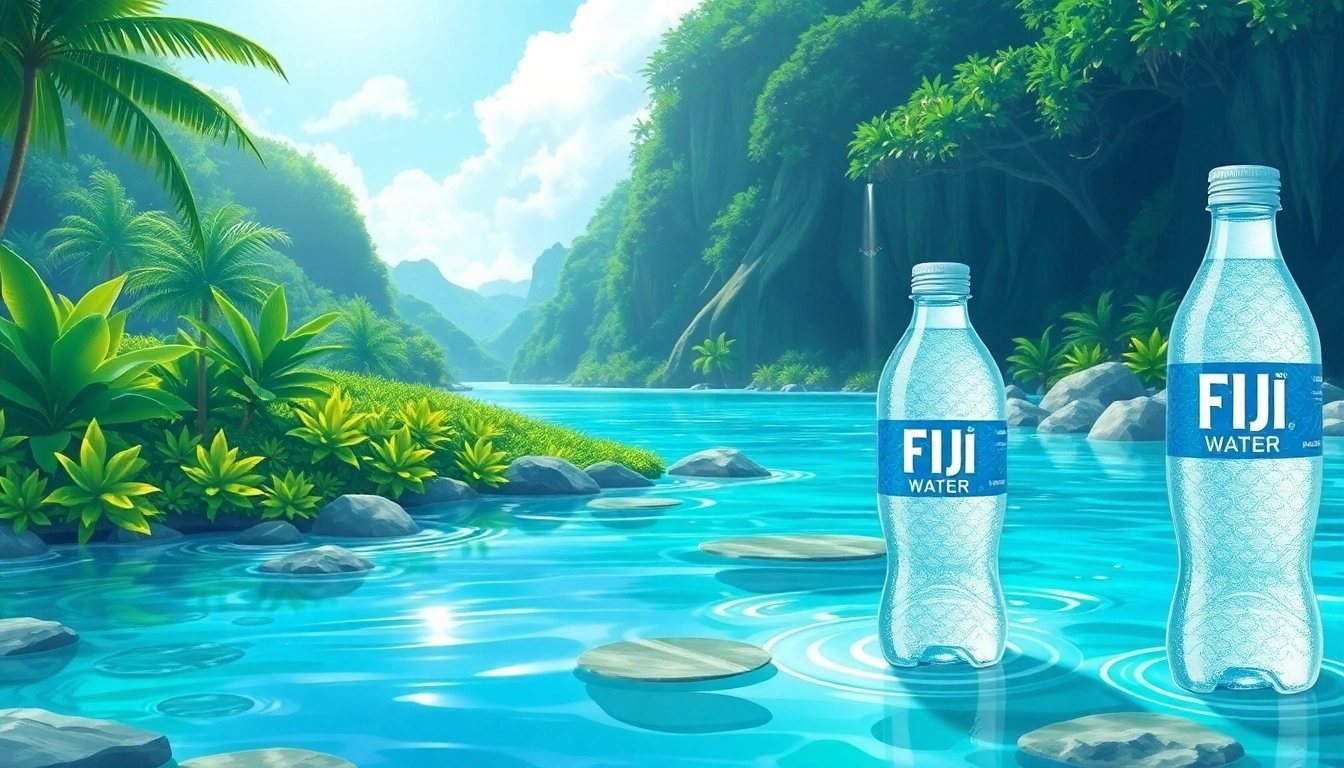 Label showcasing FDA recalls Fiji water bottle highlighting contamination issue.