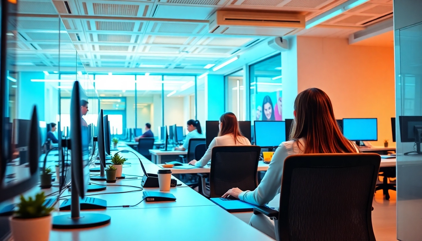 Showcase Tijuana call centers bustling with dedicated agents engaging in customer service.