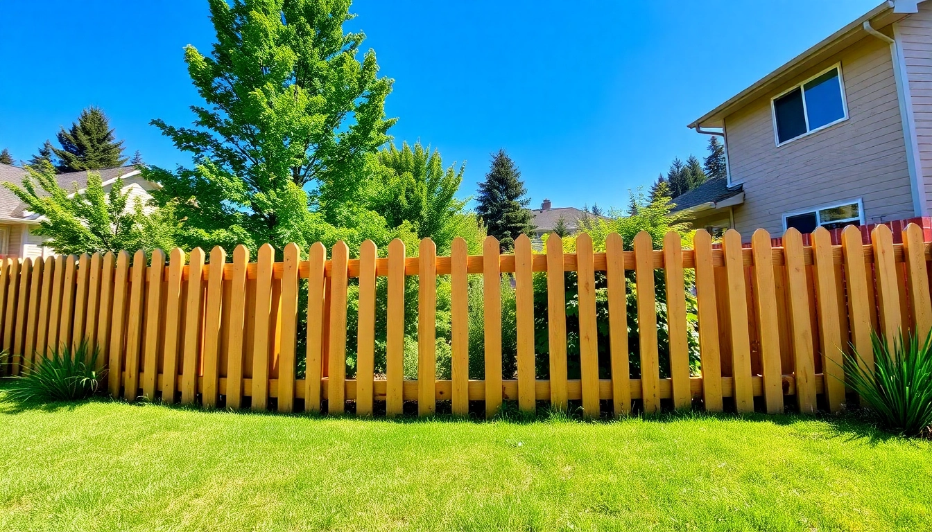 Enhance your property with quality fencing Manchester that features a stunning wooden design.