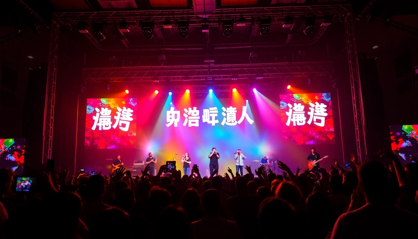 Experience the amazing performances at 汽水音乐官网 with a lively crowd enjoying the concert atmosphere.