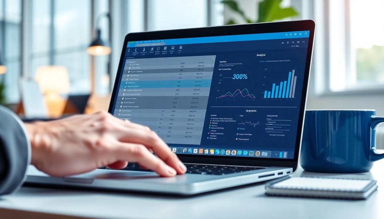 Analyze AI-generated content with an advanced ai checker displayed on a laptop screen.
