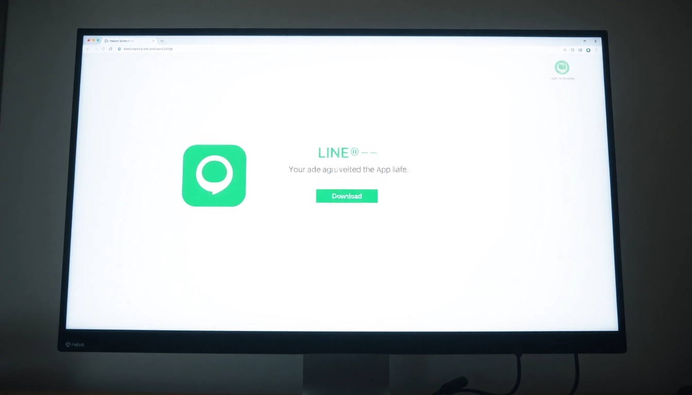 Download the 電腦版line下載 with a friendly interface and clear navigation displayed on a computer screen.