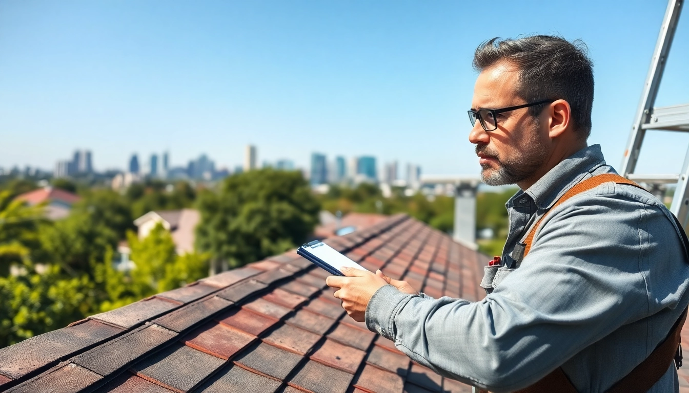 Expert conducting a roof inspection Austin, ensuring roof's safety and structural integrity.