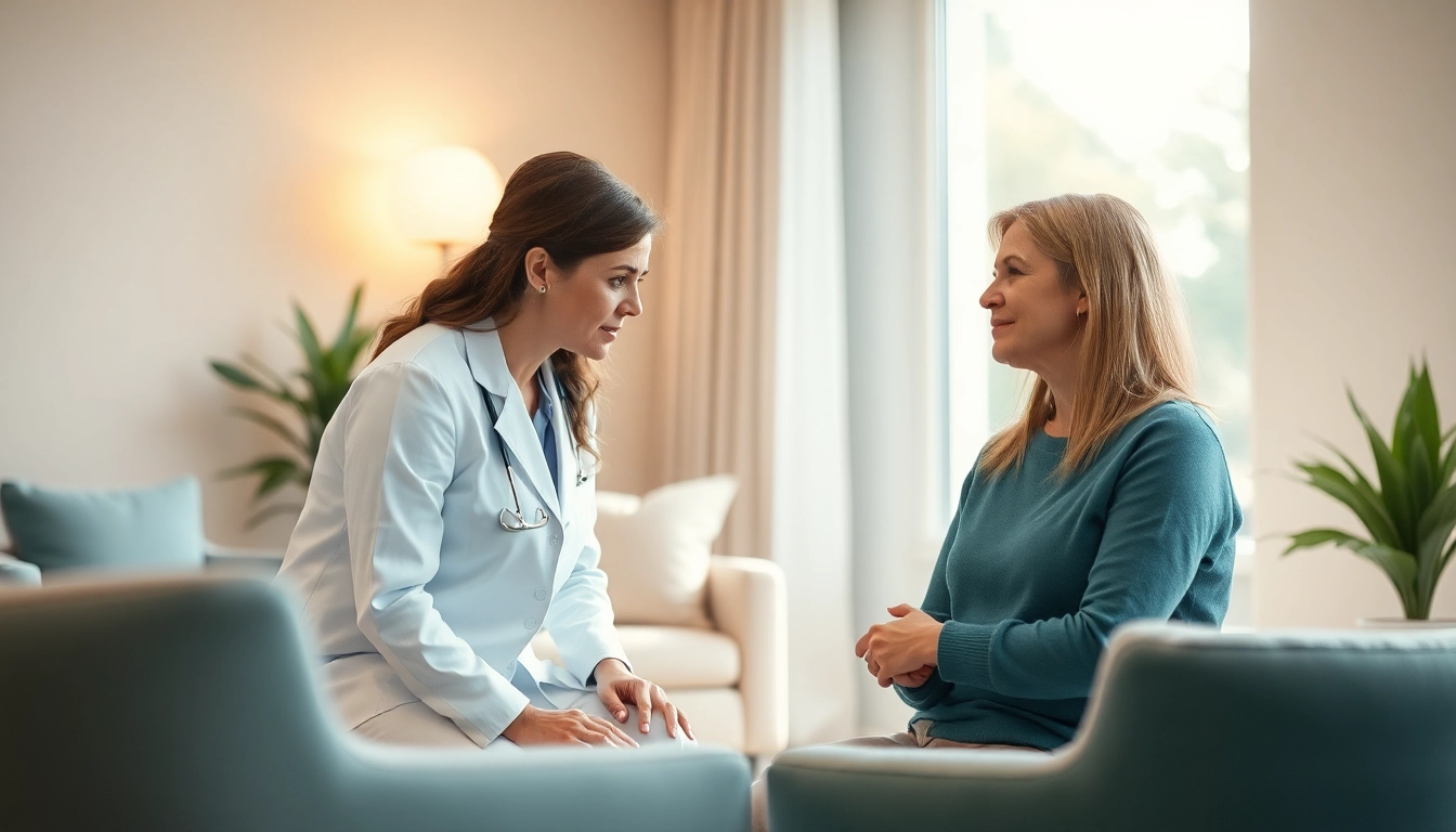 Engaging therapy session focused on anxiety treatment dubai in a calming environment.