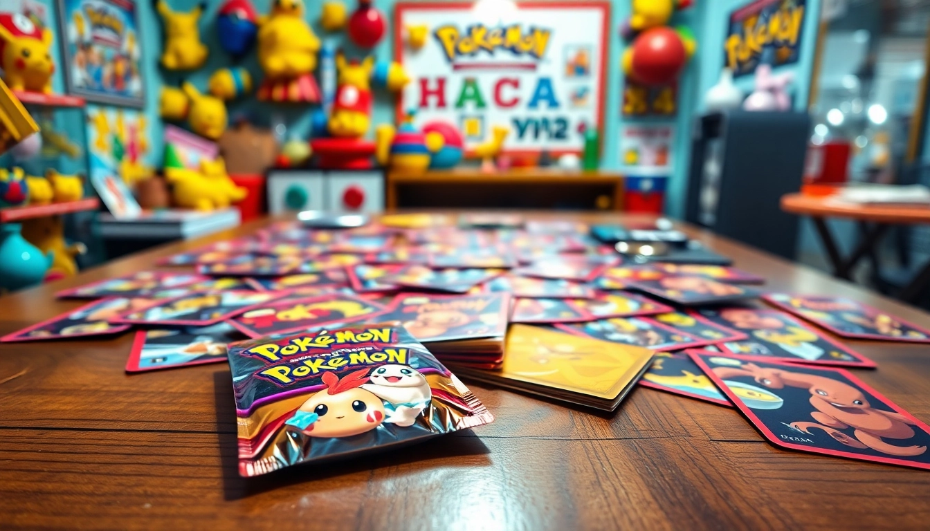 Explore Pokemon TCG India with an engaging display of colorful cards and collectibles.