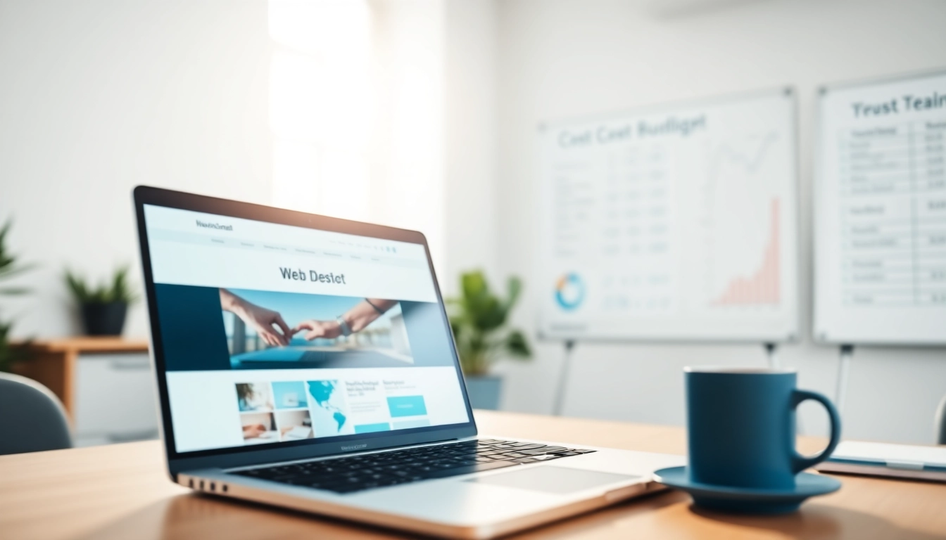 Kosten einer Webseite transparent darzustellen, mit Diagrammen und einer Arbeitsumgebung