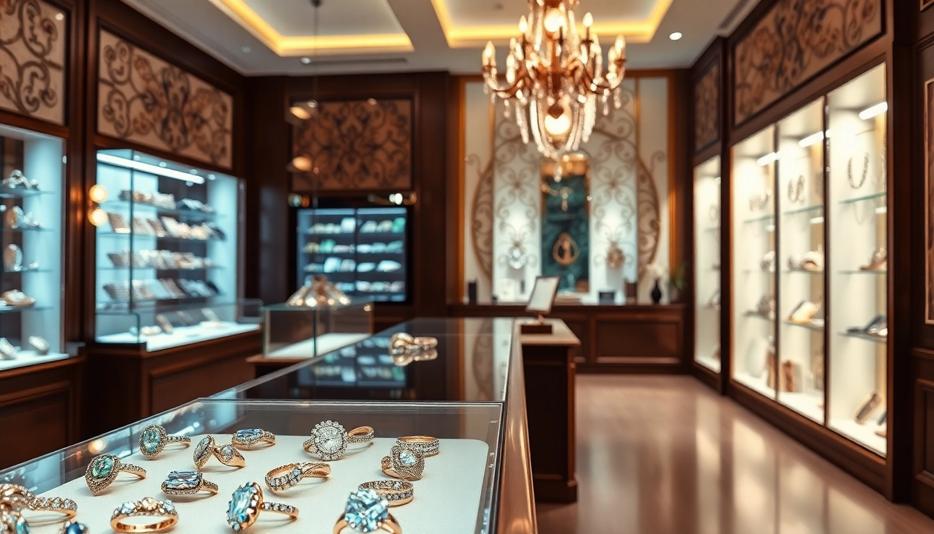 Browse beautiful jewelry collections at jewelry stores near me, showcasing elegant rings and necklaces.