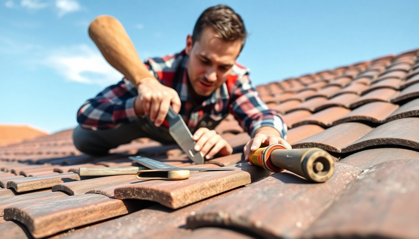 Watch a skilled dakdekker otterlo expertly working on a pitched roof in a bright setting.