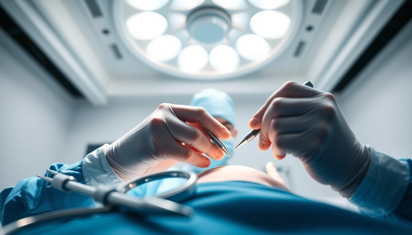 Professionelle Handchirurgie Braunschweig in einem modernen Operationssaal mit einem erfahrenen Chirurgen.